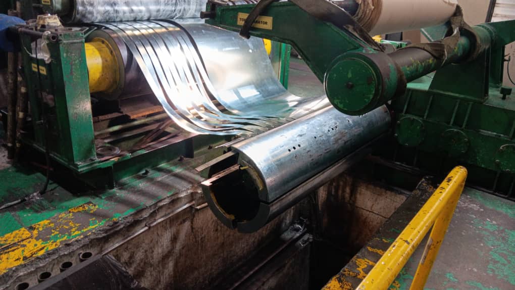 Slitting process